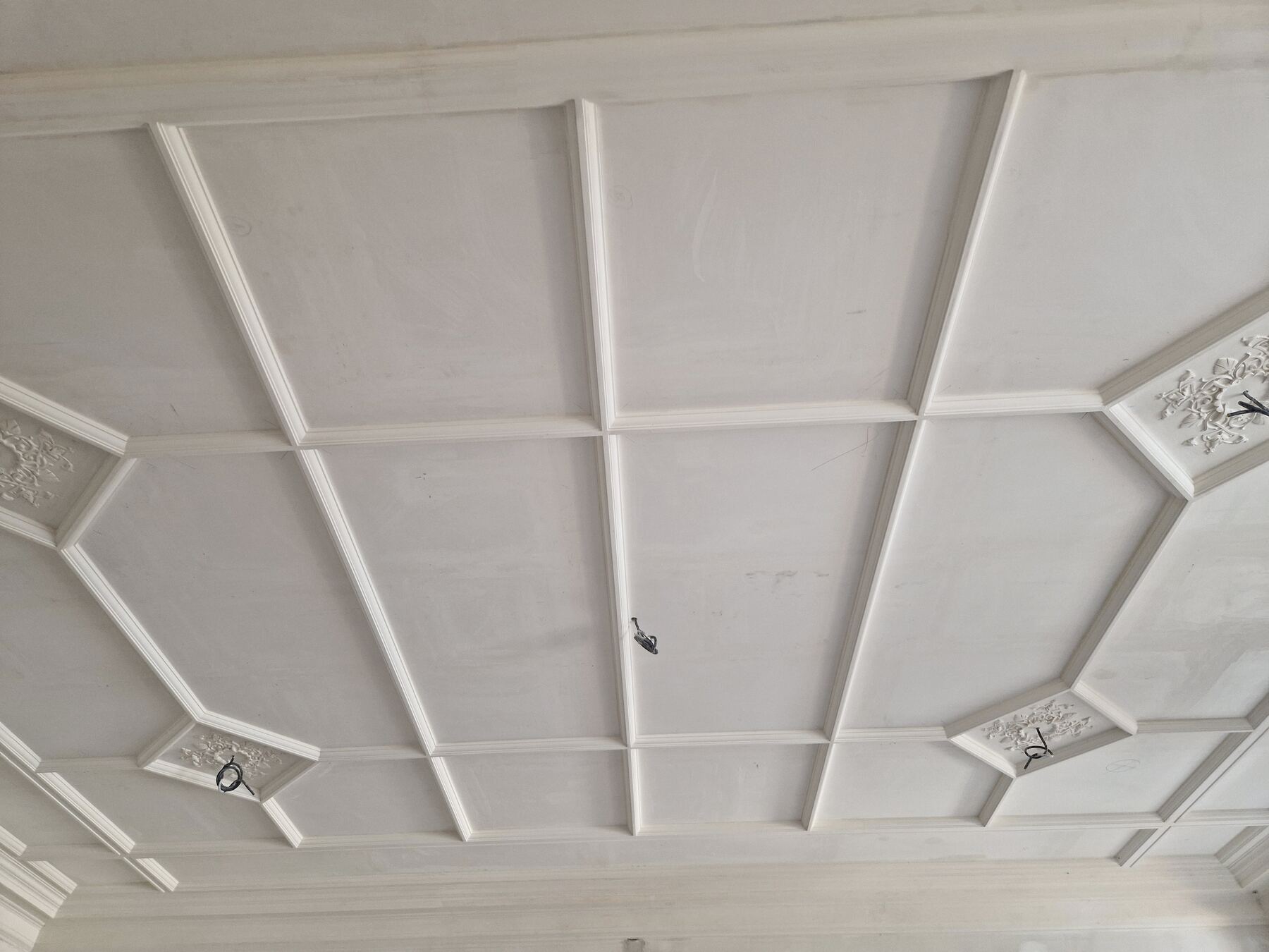 Plafond à compartiments